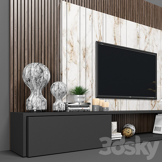 Tv Stand_16 3DSMax File - thumbnail 2