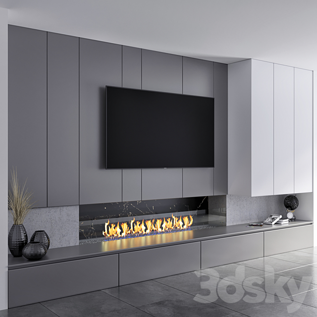 Tv Unit 02 3DSMax File - thumbnail 2