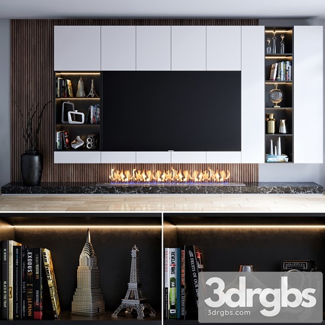 Tv unit 16 3dsmax Download - thumbnail 1