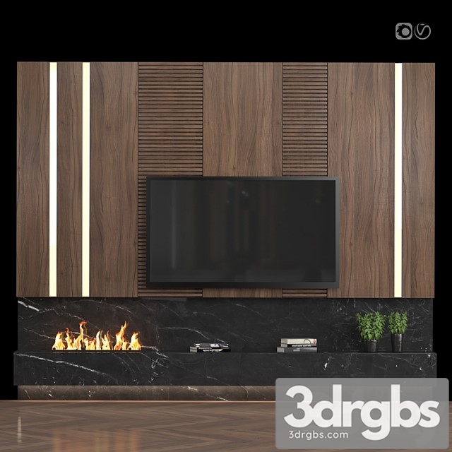 TV Wall 14 3dsmax Download - thumbnail 1