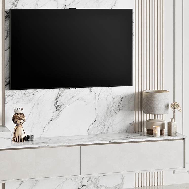 TV Wall 26 3DS Max Model - thumbnail 2