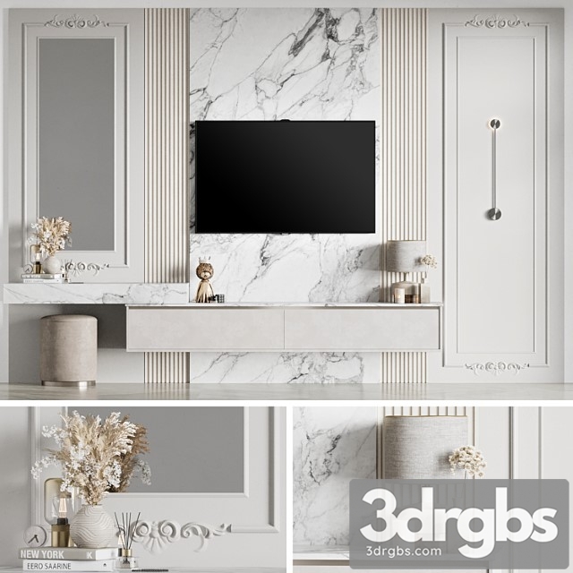 TV Wall 26 3dsmax Download - thumbnail 1