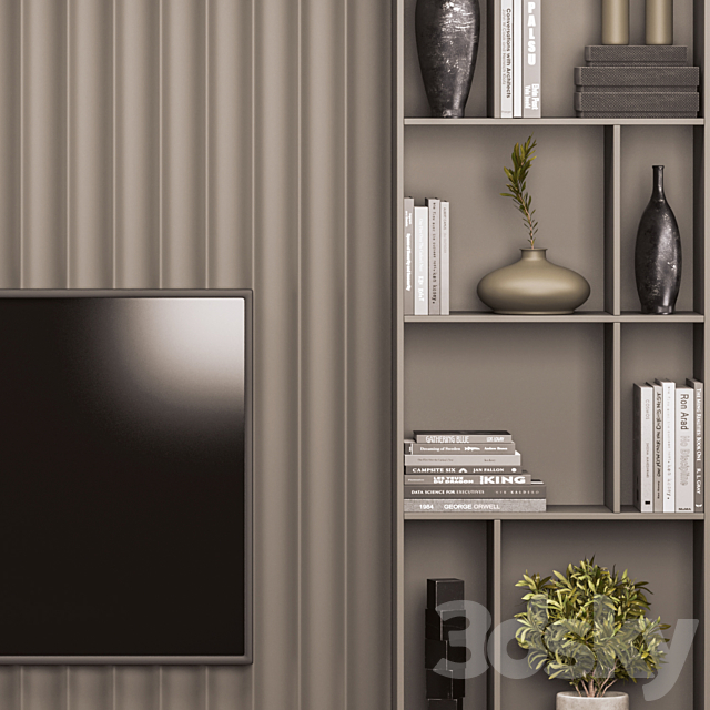 TV Wall 3DSMax File - thumbnail 5