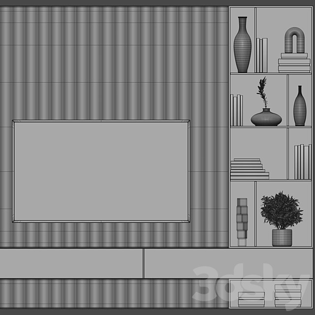 TV Wall 3DSMax File - thumbnail 6