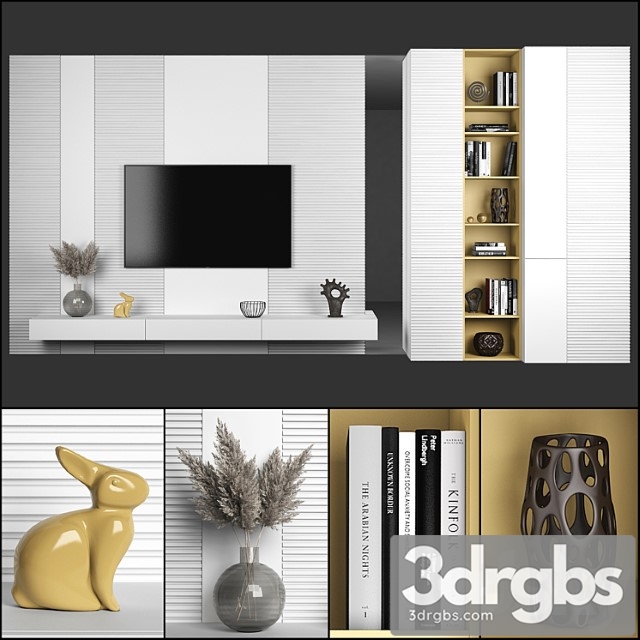 TV Wall 4 3dsmax Download - thumbnail 1