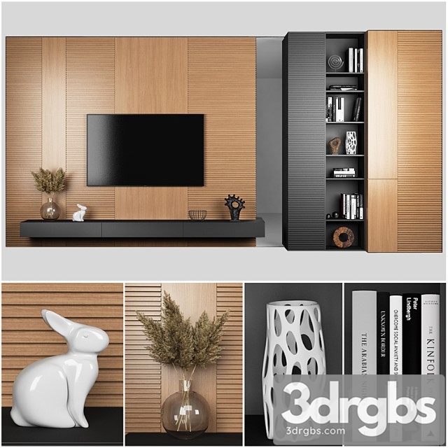 TV Wall 5 3dsmax Download - thumbnail 1