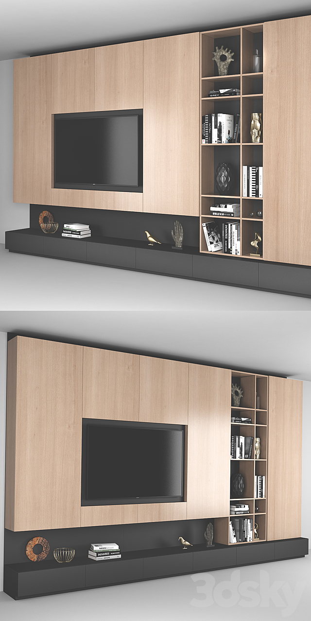 TV Wall 6 3DSMax File - thumbnail 2