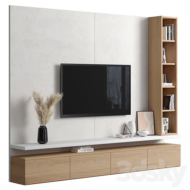 TV Wall 70 3DSMax File - thumbnail 4