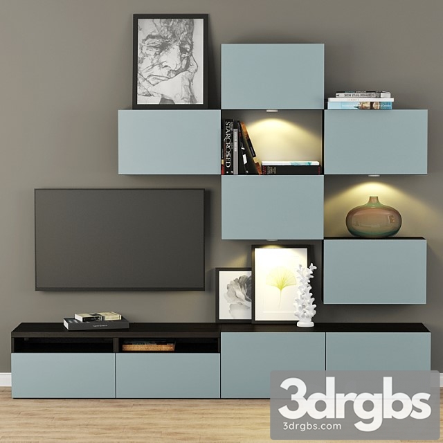 TV Wall Besta 3dsmax Download - thumbnail 1