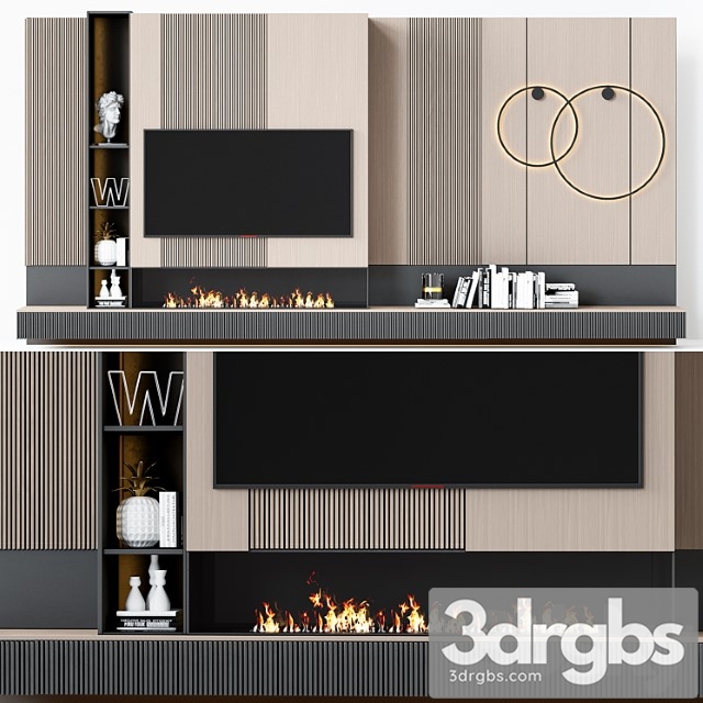 Tv wall modern 70 - thumbnail 1