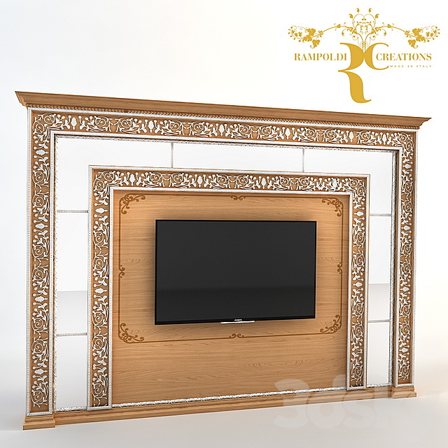 TV wall Rampoldi 3ds Max - thumbnail 1