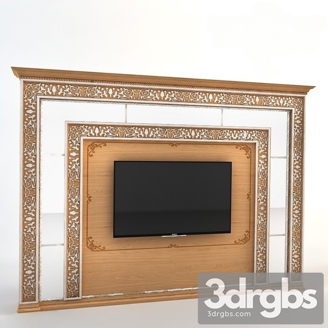 TV Wall Rampoldi 3dsmax Download - thumbnail 1