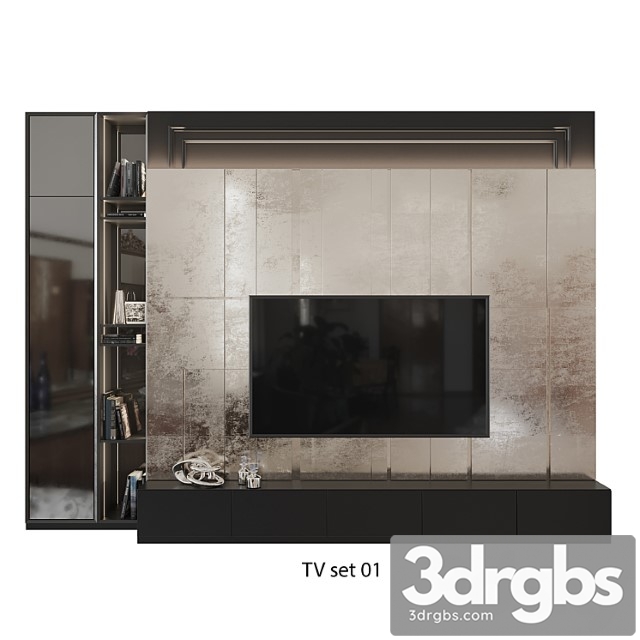 Tv wall set.01 - thumbnail 1