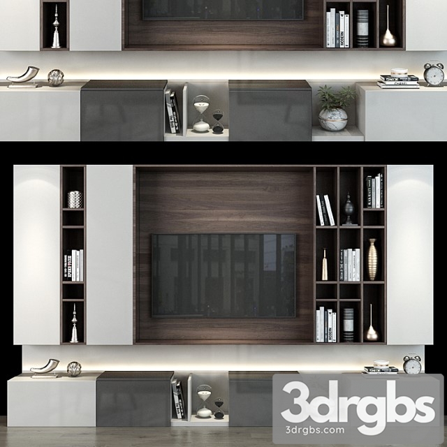 Tv wall set 0150 - thumbnail 1