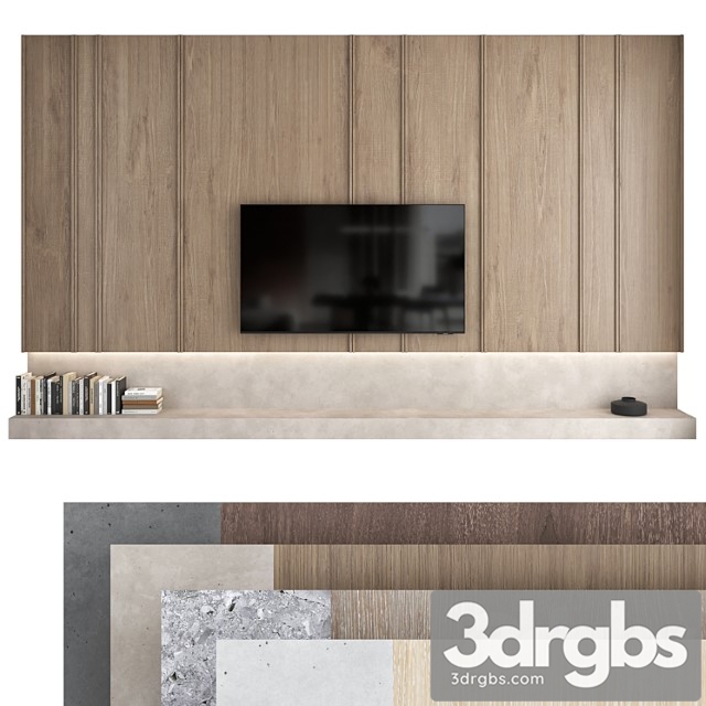 Tv wall set 08 - thumbnail 1