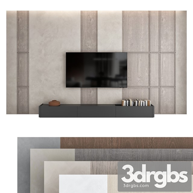 Tv wall set 09 - thumbnail 1