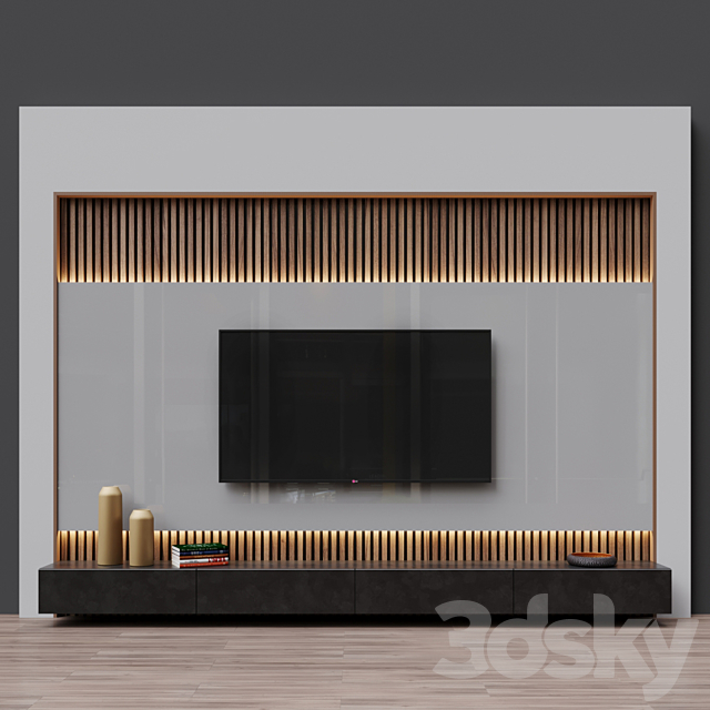 TV zona 6 3DS Max Model - thumbnail 1