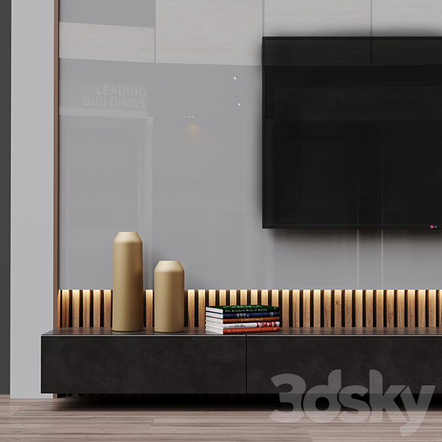 TV zona 6 3DS Max Model - thumbnail 3