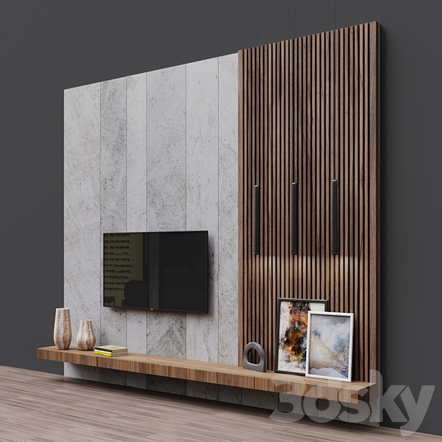 TV Zona 7 3DS Max Model - thumbnail 2