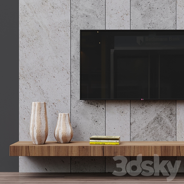 TV Zona 7 3DS Max Model - thumbnail 3