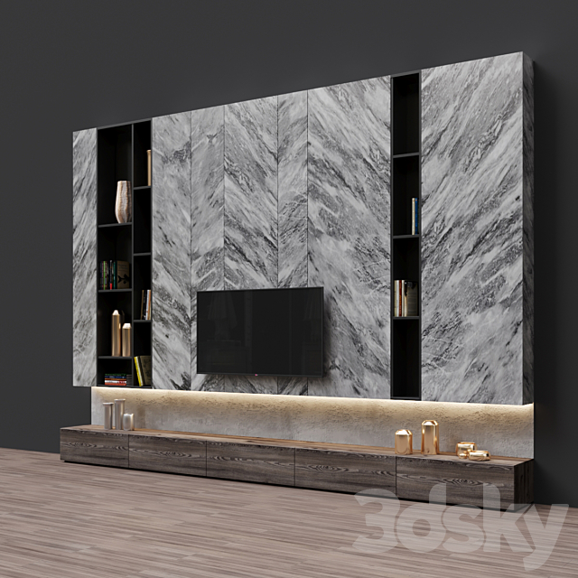 TV Zona 8 3DS Max Model - thumbnail 2