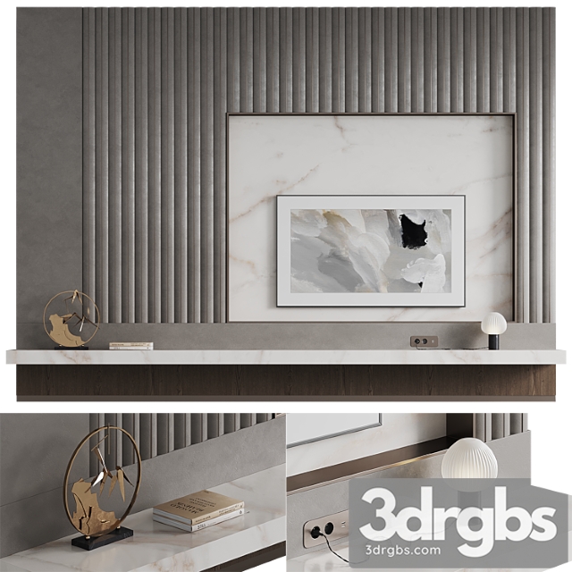 TV Zona Modern 1 3dsmax Download - thumbnail 1