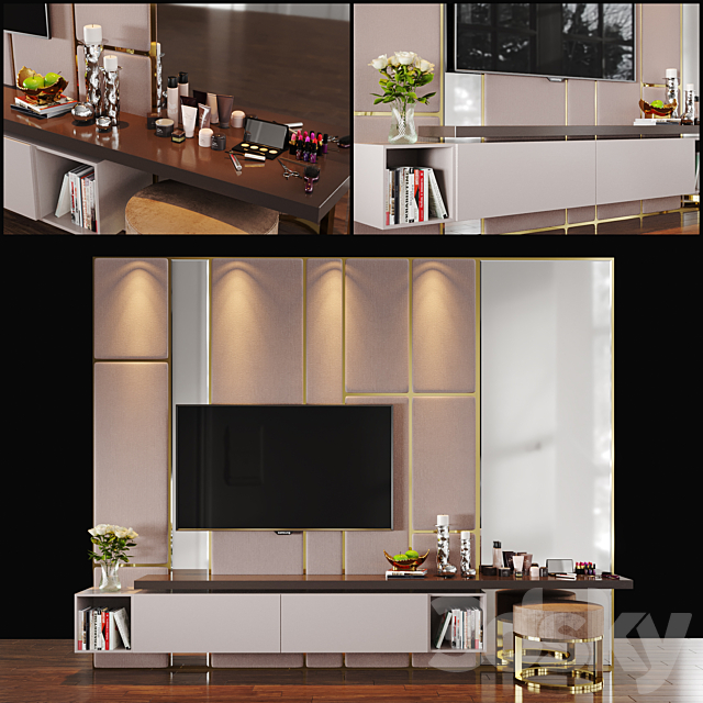 TV zone 4 3DS Max Model - thumbnail 2