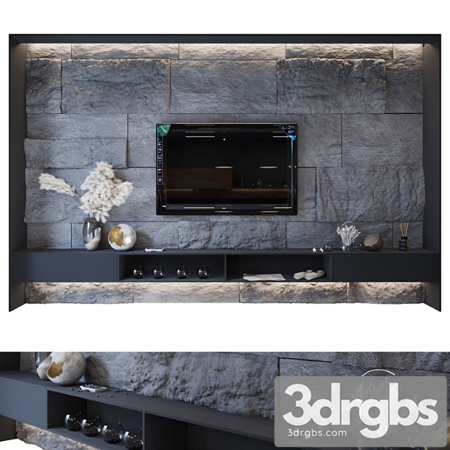 Tv zone in stone_1 3dsmax Download - thumbnail 1