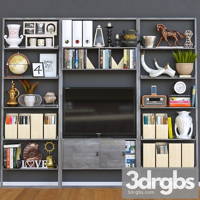 Tvshelf-62 3dsmax Download - thumbnail 1