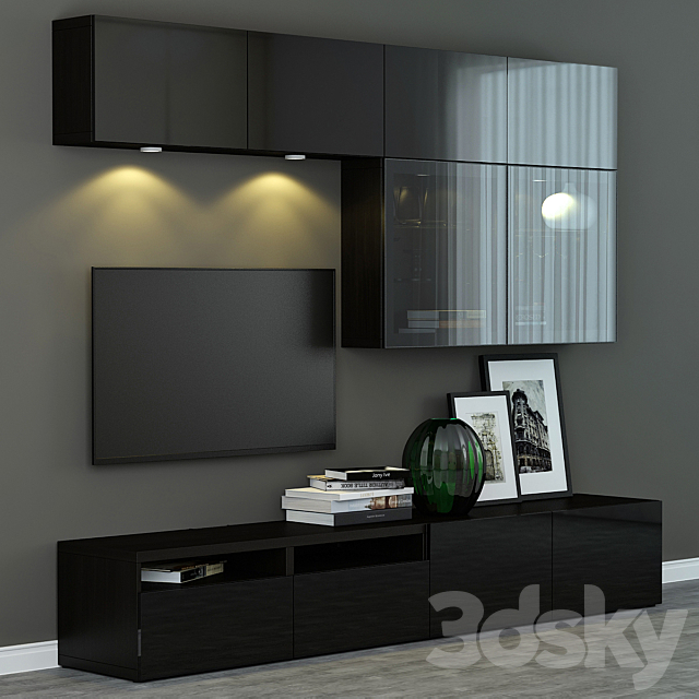 Wardrobe TV BESTO _ Besta Selsviken 3DSMax File - thumbnail 2