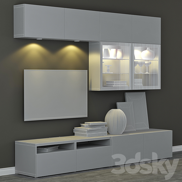 Wardrobe TV BESTO _ Besta Selsviken 3DSMax File - thumbnail 3