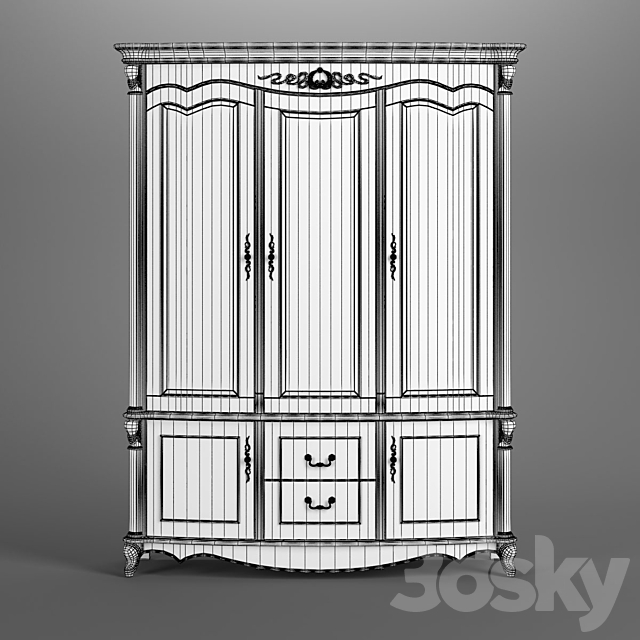 2517400_230_Carpenter_Wine_cabinet_3_D_1660x495x2124 3DS Max Model - thumbnail 4