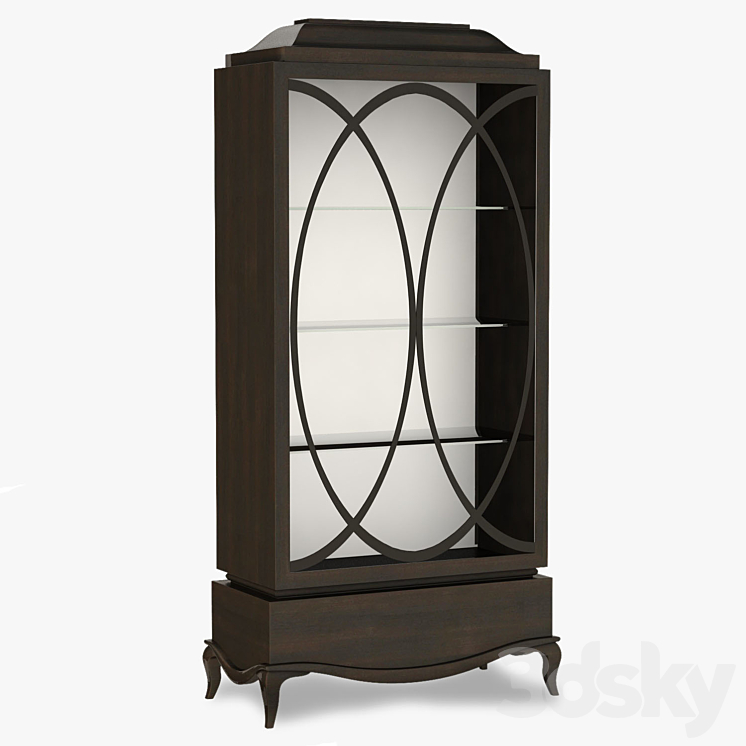 AdVivum Knightsbridge cabinet 3DS Max - thumbnail 1