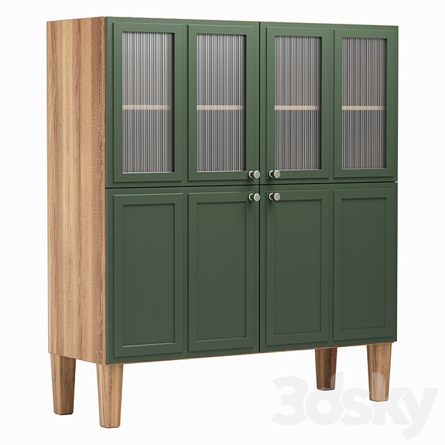 Andersen sideboard 110 * 125 * 40 cm 3ds Max - thumbnail 3