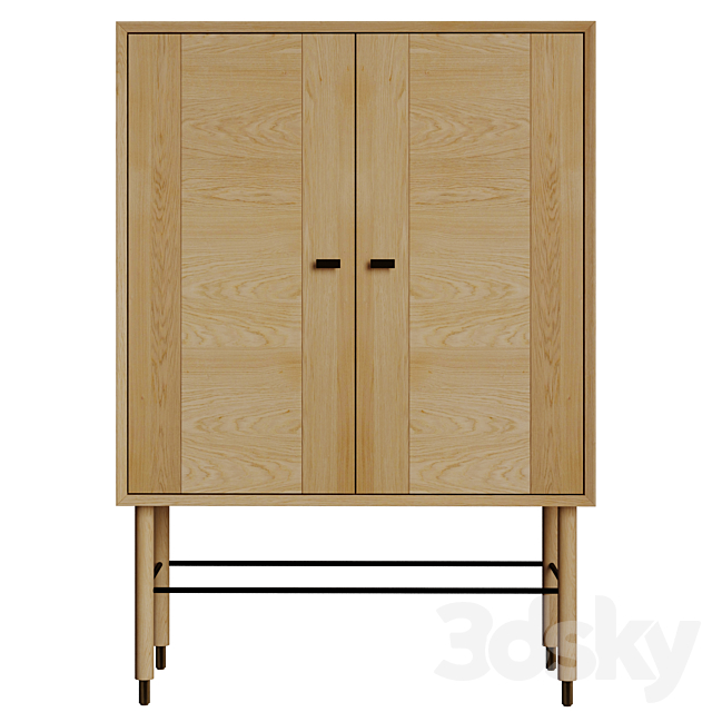 Anthropologie Avalene Bar Cabinet 3DSMax File - thumbnail 2