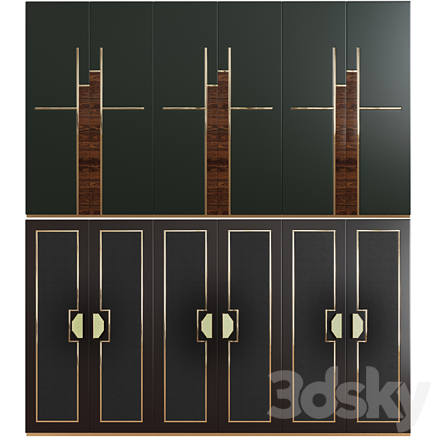 Art Deco Cabinets 02 3DSMax File - thumbnail 1