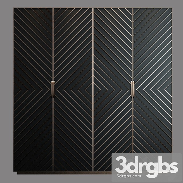 Art deco cabinets 14 3dsmax Download - thumbnail 1