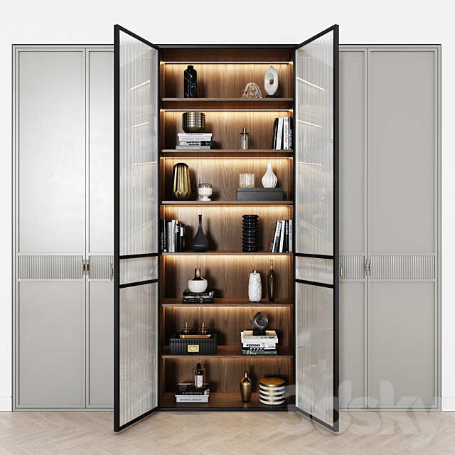 Art Deco style wardrobe 13 3DSMax File - thumbnail 2