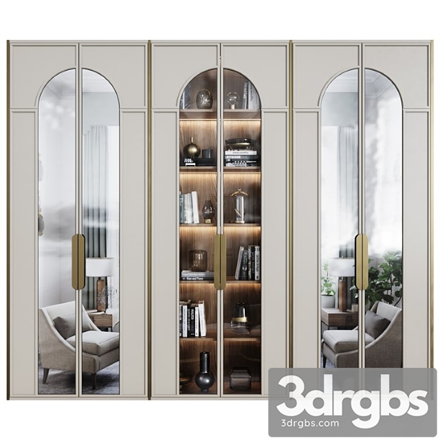 Art deco wardrobe 15 3dsmax Download - thumbnail 1