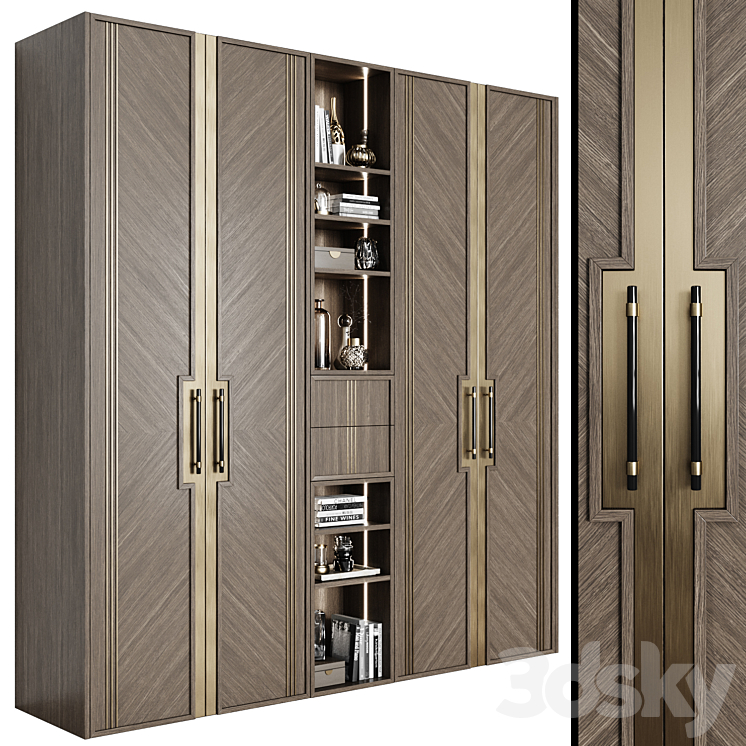 Art Deco Wardrobe 27 3DS Max Model - thumbnail 2