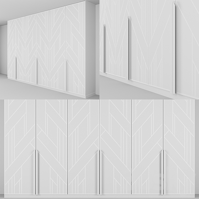 Art Deco wardrobe 3DSMax File - thumbnail 3