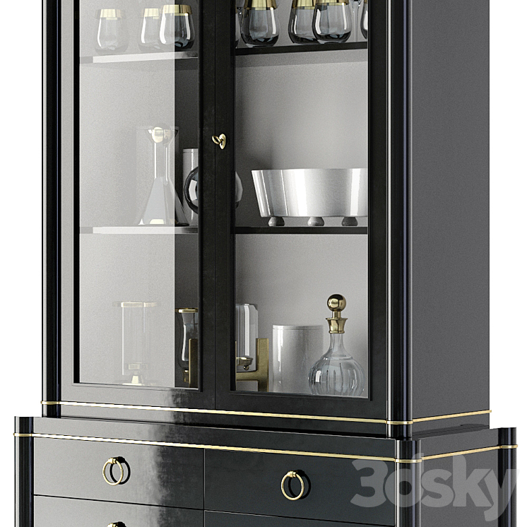 Artemest Ambra Tall Cabinet 3DS Max - thumbnail 2