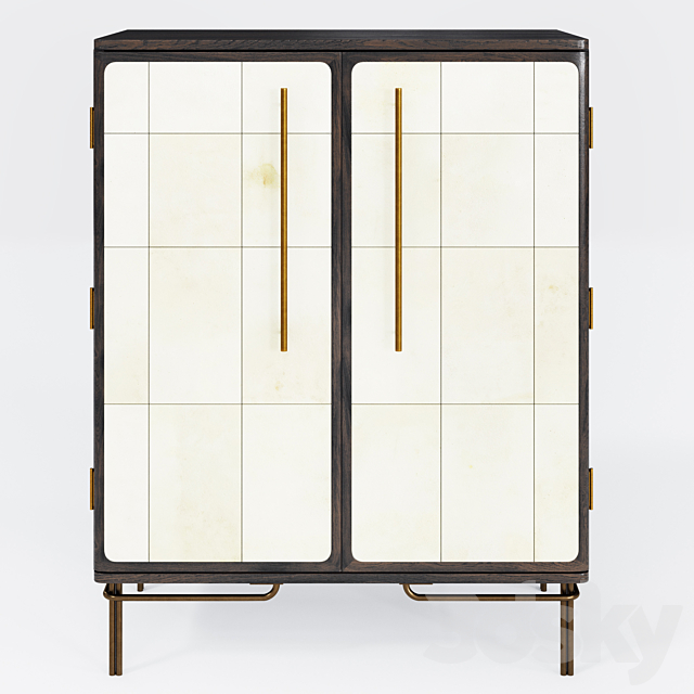 Arteriors – Edison Cabinet 3ds Max - thumbnail 2