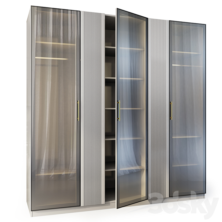 Astoria oar wardrobe. Wardrobe by Enza Home 3DS Max - thumbnail 1