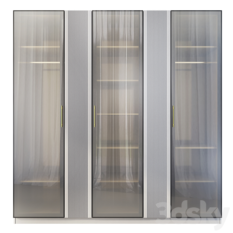 Astoria oar wardrobe. Wardrobe by Enza Home 3DS Max - thumbnail 2