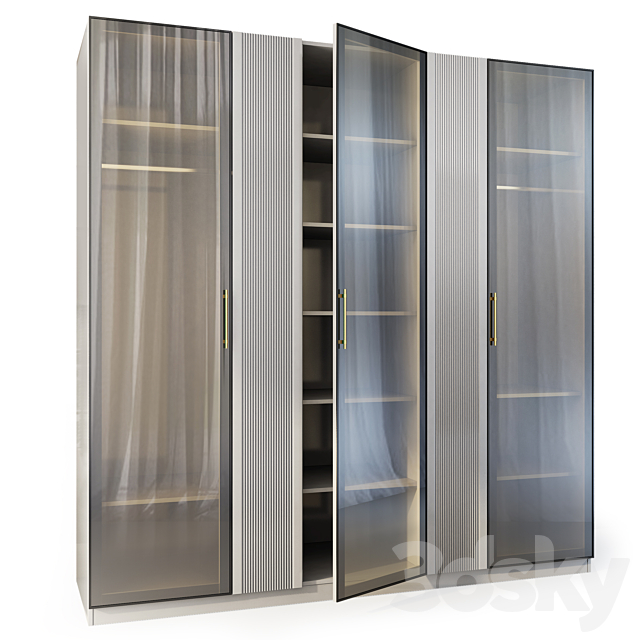 Astoria oar wardrobe. Wardrobe by Enza Home 3DSMax File - thumbnail 1