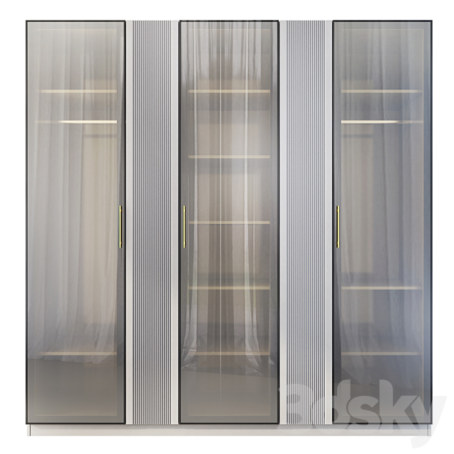 Astoria oar wardrobe. Wardrobe by Enza Home 3DSMax File - thumbnail 2