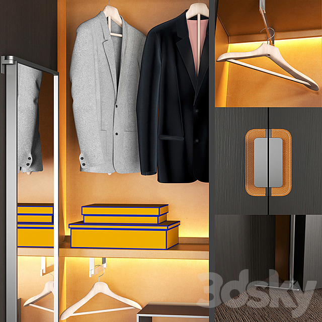 B & B wardrobe 3DSMax File - thumbnail 3