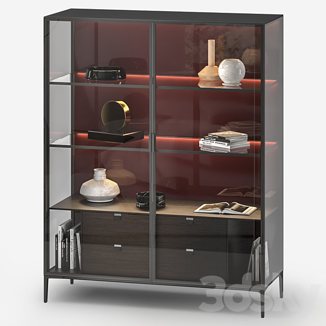 Bar Cabinet Alambra Rimadesio N1 3ds Max - thumbnail 1