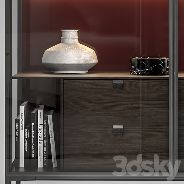 Bar Cabinet Alambra Rimadesio N1 3ds Max - thumbnail 2